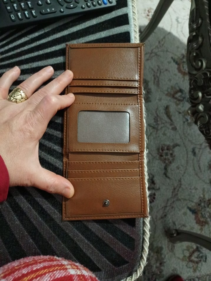 Minimalist Kahverengi Erkek Cüzdanı - Görsel 3
