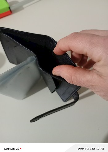 Siyah Minimalist Erkek Cüzdanı - Görsel 6