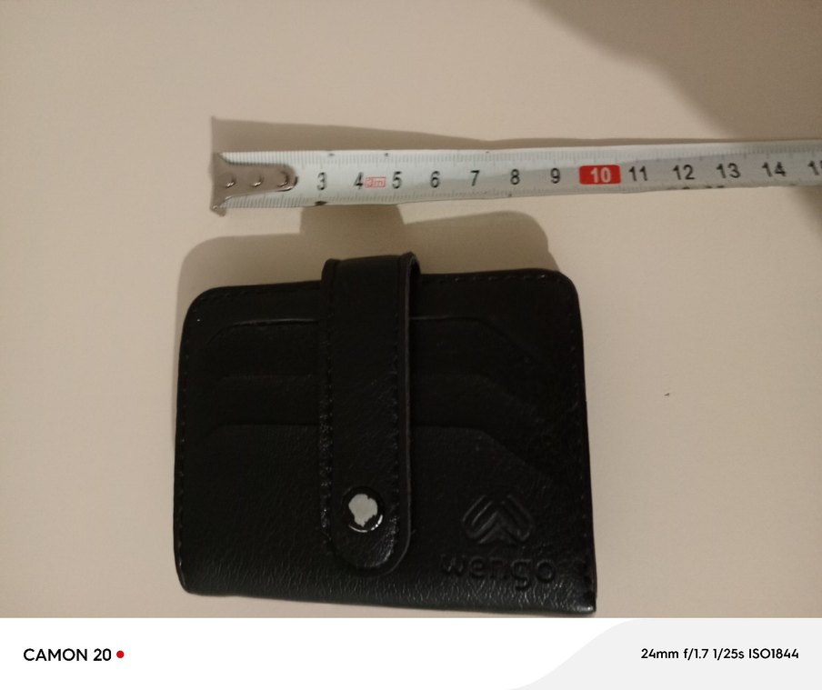 Siyah Minimalist Erkek Cüzdanı - Görsel 2