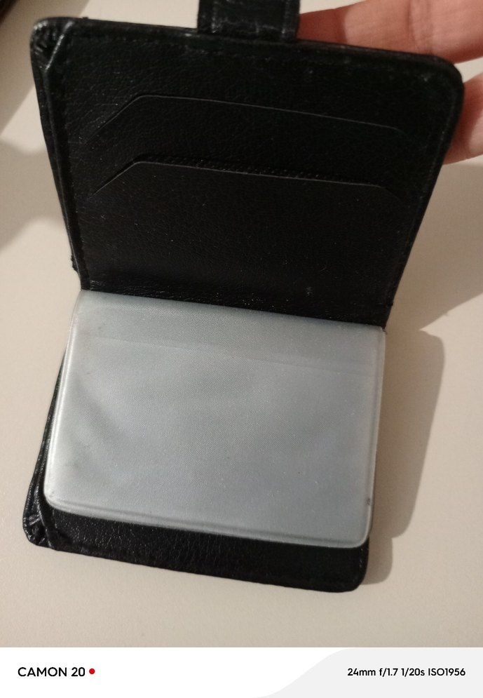 Siyah Minimalist Erkek Cüzdanı - Görsel 5