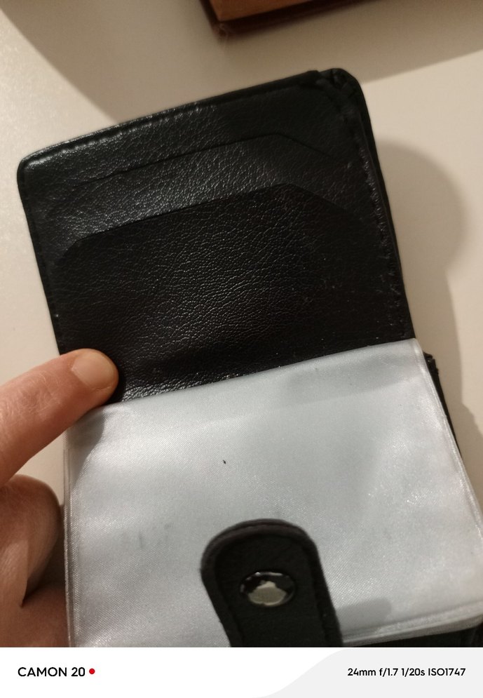 Siyah Minimalist Erkek Cüzdanı - Görsel 4