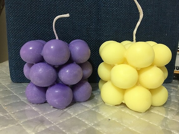 Top bubble kokulu soya wax mum