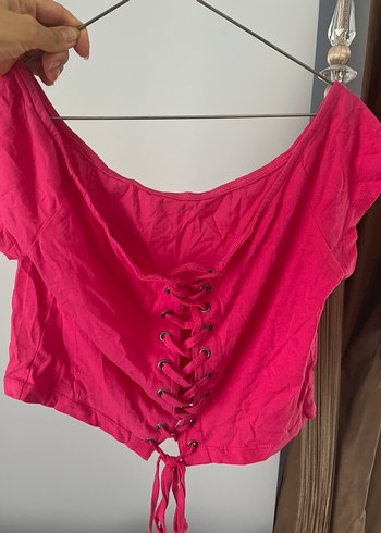 Diğer Arkası Bağlamalı Crop top