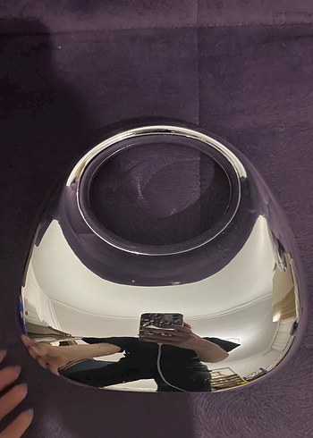 Metal görünümlü çanta - Görsel 2