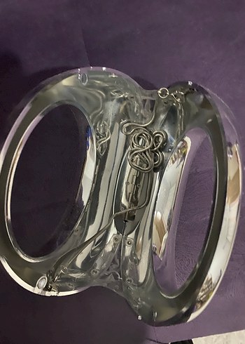 Metal görünümlü çanta - Görsel 3