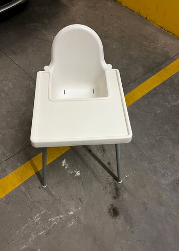 Beden Beyaz Yüksek Sandalye Çocuklar İçin