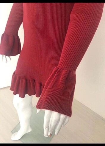 xxl Beden Xxlbeden elbise #44#bordo elbise