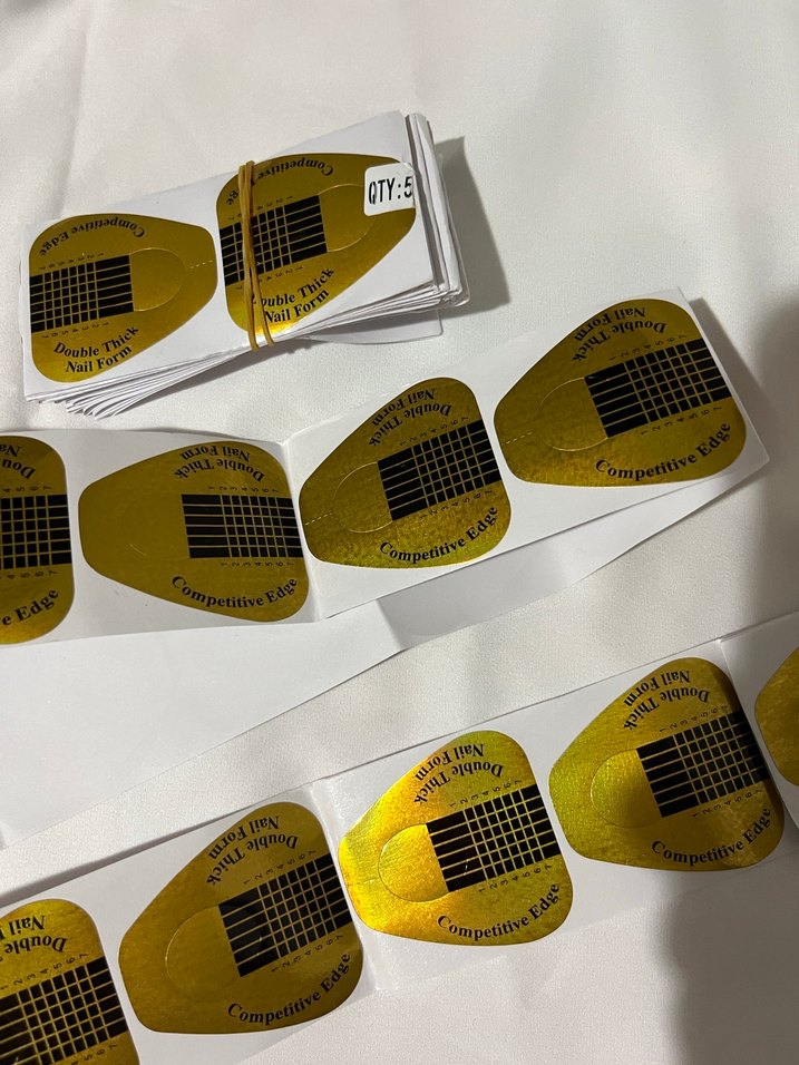 Protez tırnak şablonu ve protez kesme makası - Görsel 4