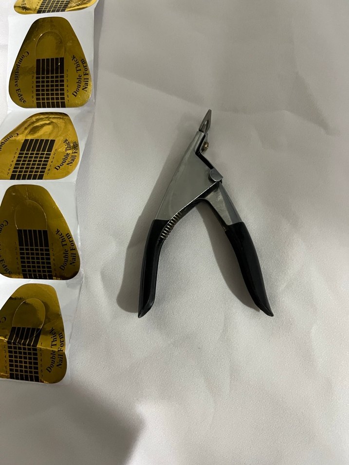 Protez tırnak şablonu ve protez kesme makası - Görsel 2