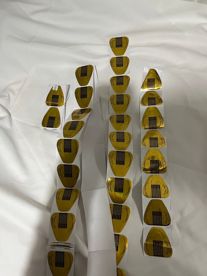 Protez tırnak şablonu ve protez kesme makası - Görsel 5