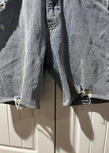 Mini Denim Şort - Görsel 6
