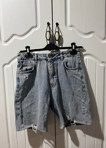 Mini Denim Şort - Görsel 2