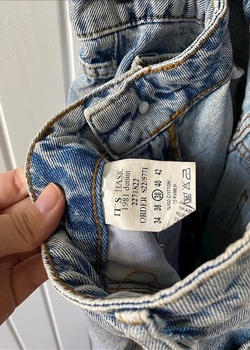 Mini Denim Şort - Görsel 4