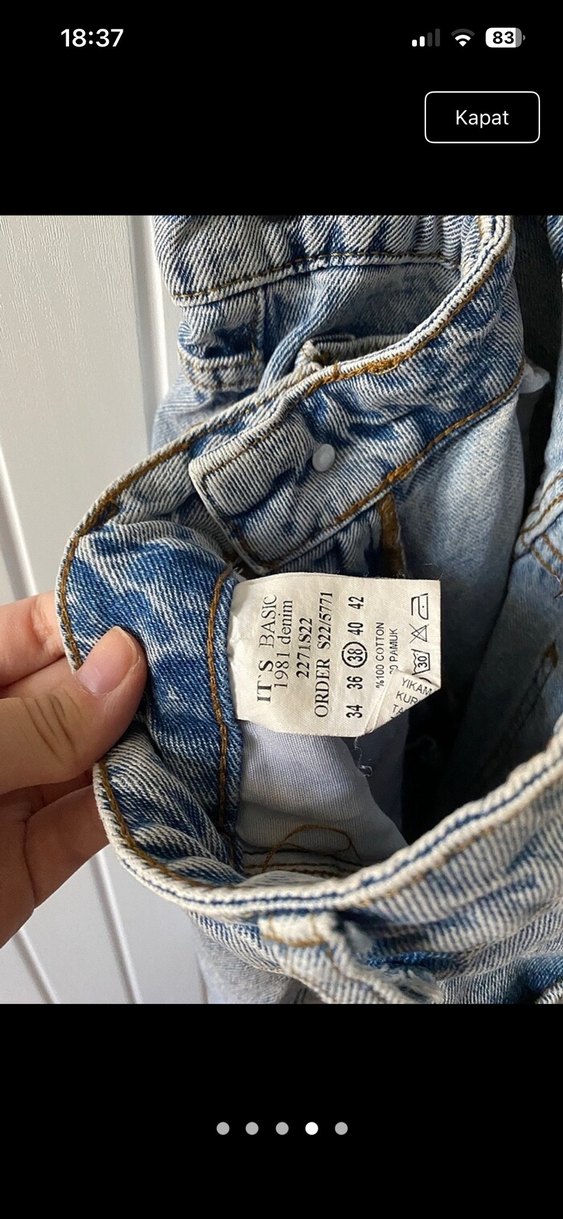 Mini Denim Şort - Görsel 4