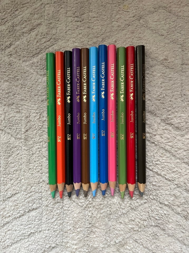 Faber-Castell Renkli Kuru boya Kalem Seti - Görsel 2