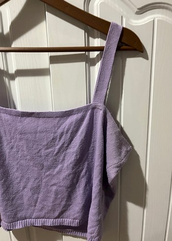 Mor triko crop Trendyolmilla - Görsel 2