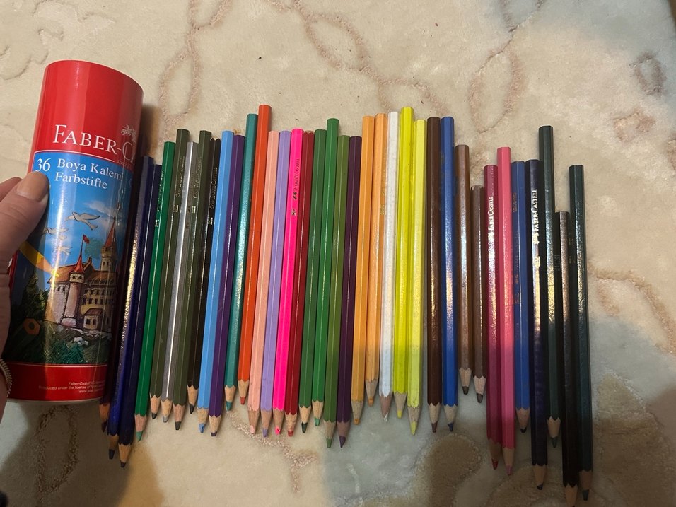 Faber 36 Renk Kuru Boya Seti - Görsel 2