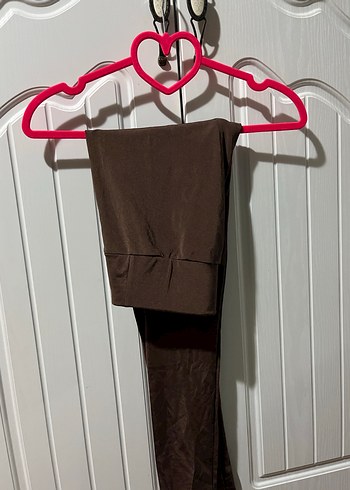 Kahverengi toparlayıcı disco  parlak tayt - Görsel 2