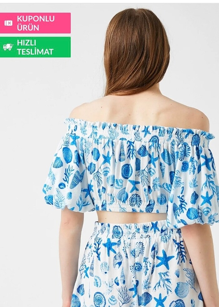 Crop bluz - Görsel 3