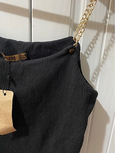 Crop kolları zincir detaylı - Görsel 5