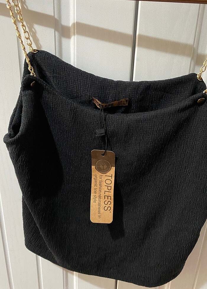 Crop kolları zincir detaylı - Görsel 2