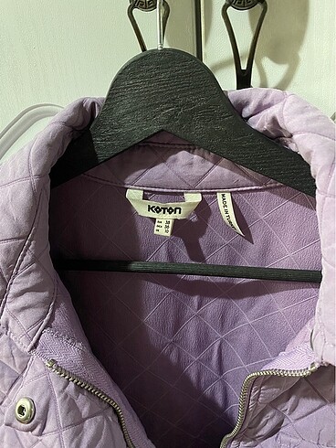 Kapitone ince ceket - Görsel 6