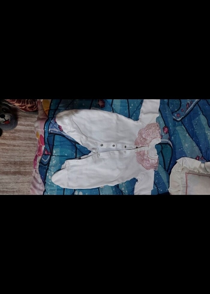 Kız bebek mevlit tulum dantelli - Görsel 2