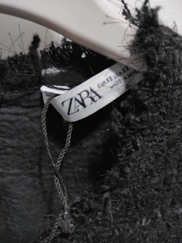 Siyah Kısa Kollu Triko Midi Elbise - Görsel 2