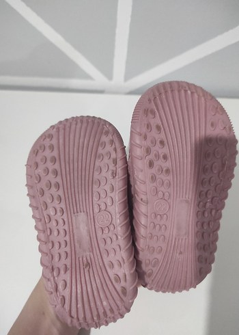 Kız Çocuk Pembe Cırtlı Sıcak Terlik - Görsel 2