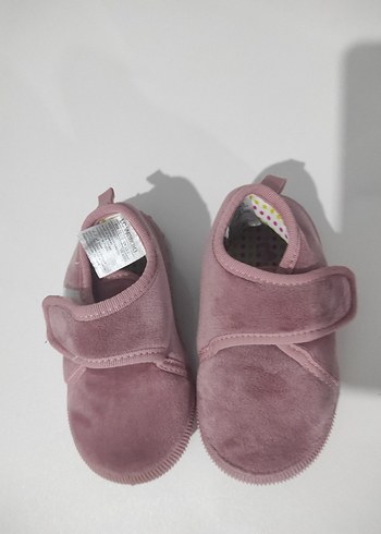 Kız Çocuk Pembe Cırtlı Sıcak Terlik - Görsel 3