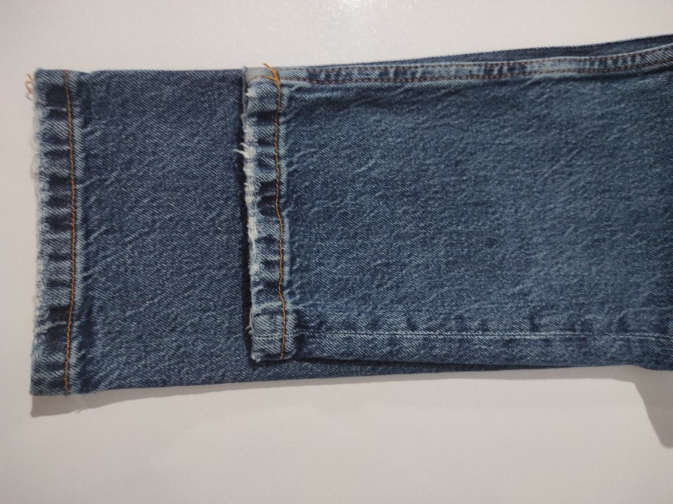 Düz Kesim Mavi Kadın Denim Pantolon - Görsel 3
