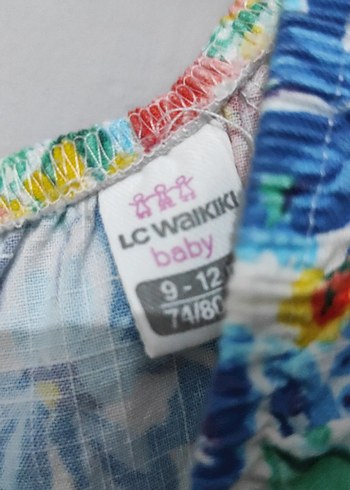 Çiçekli Renkli Kız Çocuk Elbisesi - Görsel 2