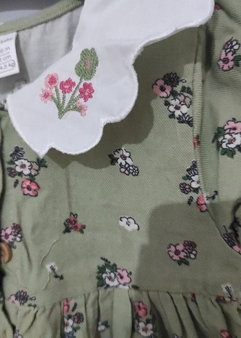 Çiçek Desenli Kız Çocuk Bohem Elbise - Görsel 3