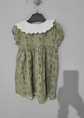 Çiçek Desenli Kız Çocuk Bohem Elbise - Görsel 4