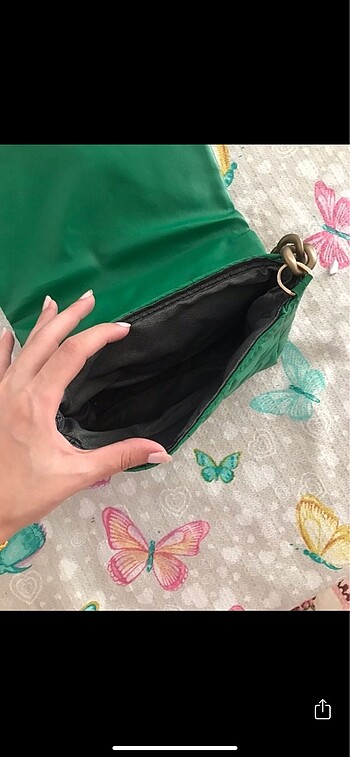 Beden yeşil Renk Kol çantası