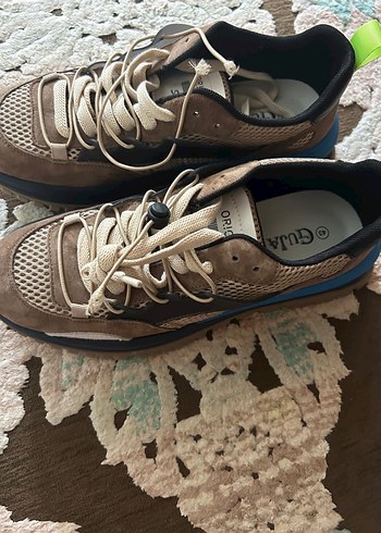 Guja Erkek Bej Sneaker Yılan Desenli - Görsel 4