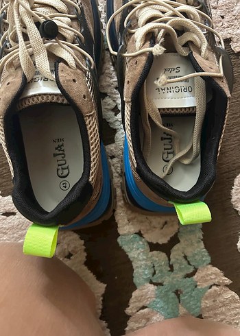 Guja Erkek Bej Sneaker Yılan Desenli - Görsel 5