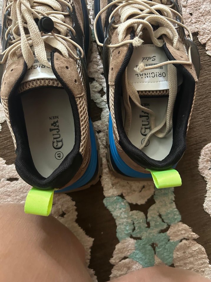 Guja Erkek Bej Sneaker Yılan Desenli - Görsel 5