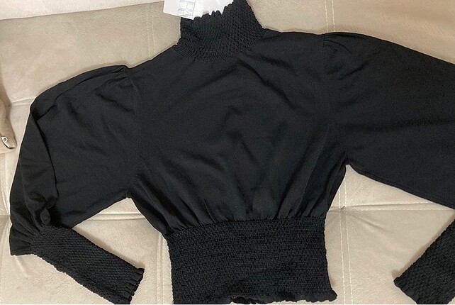 Zara crop şık bluz