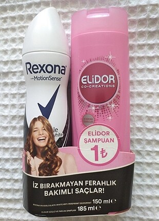 Deodorant şampuan rexona elidor