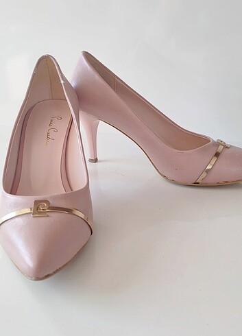 Pierre Cardin Pierre Cardin 38 numara pembe topuklu ayakkabı