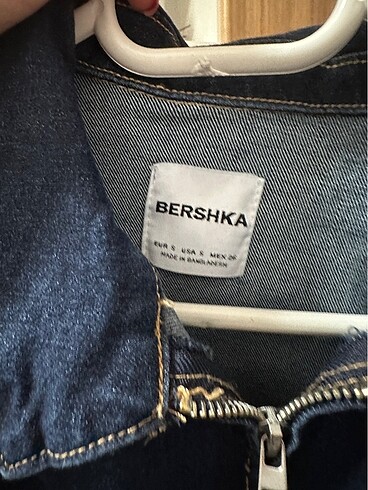 s Beden lacivert Renk Bershka Denim Tulum
