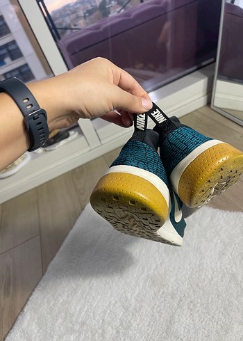 Erkek Turkuaz Renkli Spor Ayakkabı Bağcıkları - Görsel 7