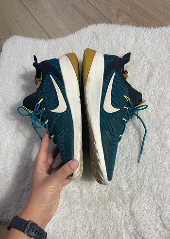 Erkek Turkuaz Renkli Spor Ayakkabı Bağcıkları - Görsel 2