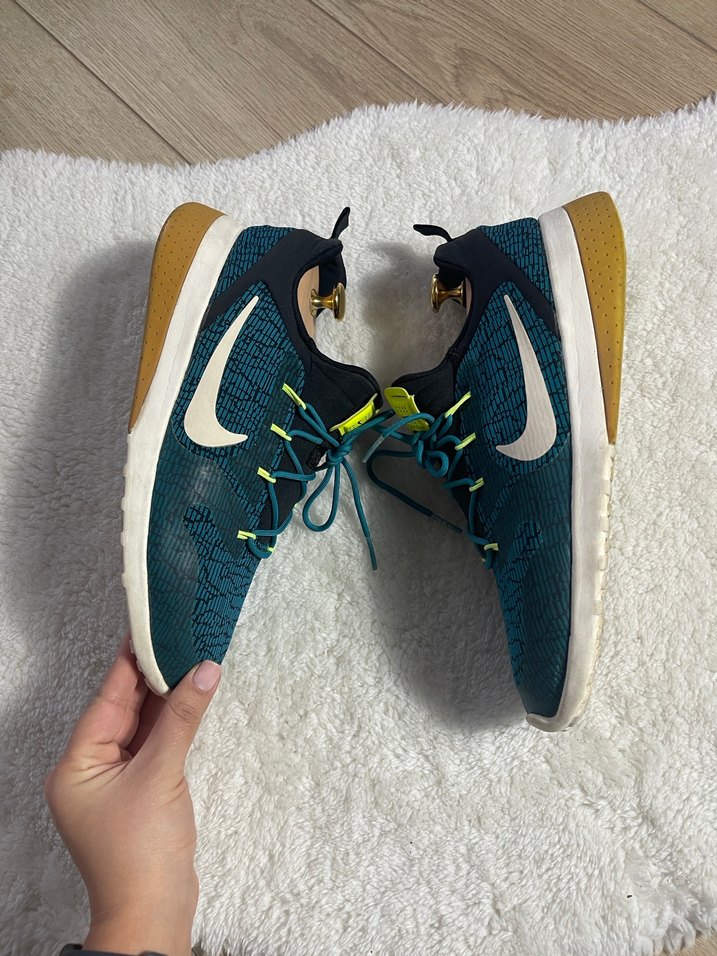 Erkek Turkuaz Renkli Spor Ayakkabı Bağcıkları - Görsel 3