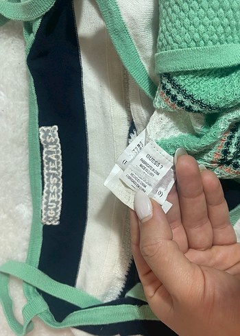 Çizgili Triko askılı - Görsel 7