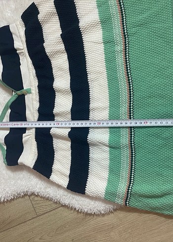 Çizgili Triko askılı - Görsel 4