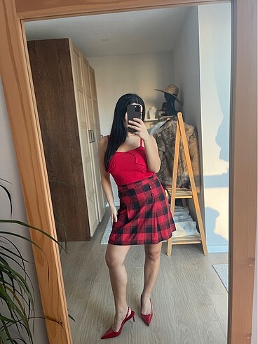Bershka Askılı bluz