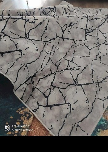 Gri Desenli modern Halı - Görsel 2