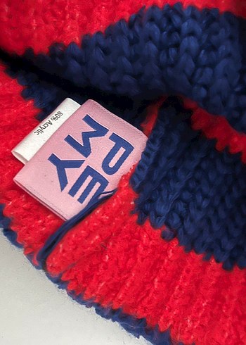 Pemy Renkli Çizgili Kadın Örgü Bere - Görsel 2